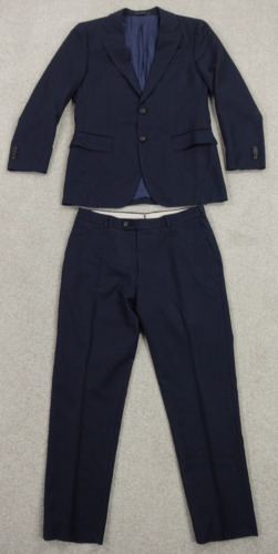 SuitSupply Lazio Suit Men's 40R Slim Blue Vitale 1