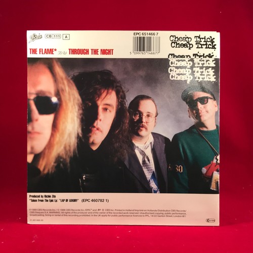 CHEAP TRICK The Flame 1988 Dutch issue 7" vinyl single original 45 Netherlands - Picture 2 of 4