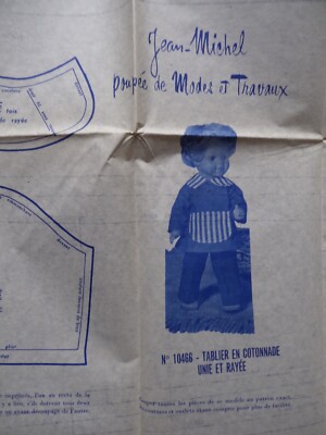 Patron De Couture Modes Et Travaux Pour Poupée Jean Michel - Édition Mai 1973, Occasion