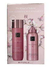 THE RITUALS OF SAKURA: ULTIMATE NOURISHMENT: BODY LOTION MOUSSE/SHOWER OIL SET!!