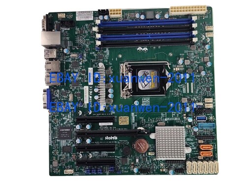 Supermicro X11SSM-F For Intel C236 Chipset LGA1151 DDR4 Server Motherboard - Picture 2 of 7