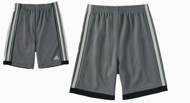 boys grey adidas shorts