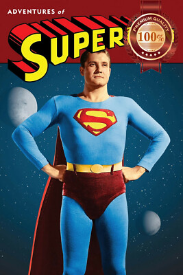 ADVENTURES OF SUPERMAN 1952 50s ORIGINAL SERIES SHOW MOVIE PRINT