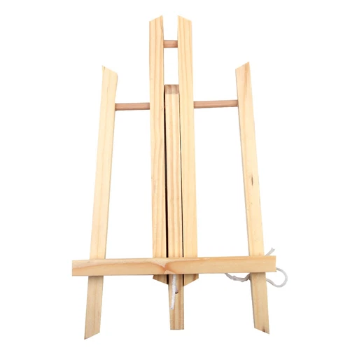 11 3/4" Medium Tabletop Wood Display Stand  A-Frame Artist Easel wood Tripod