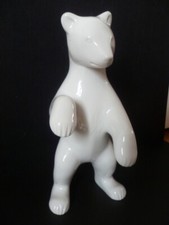 Vintage Mid Century Mod 1945-60er KPM Berlin Porzellan China stehender Bär 7,75''