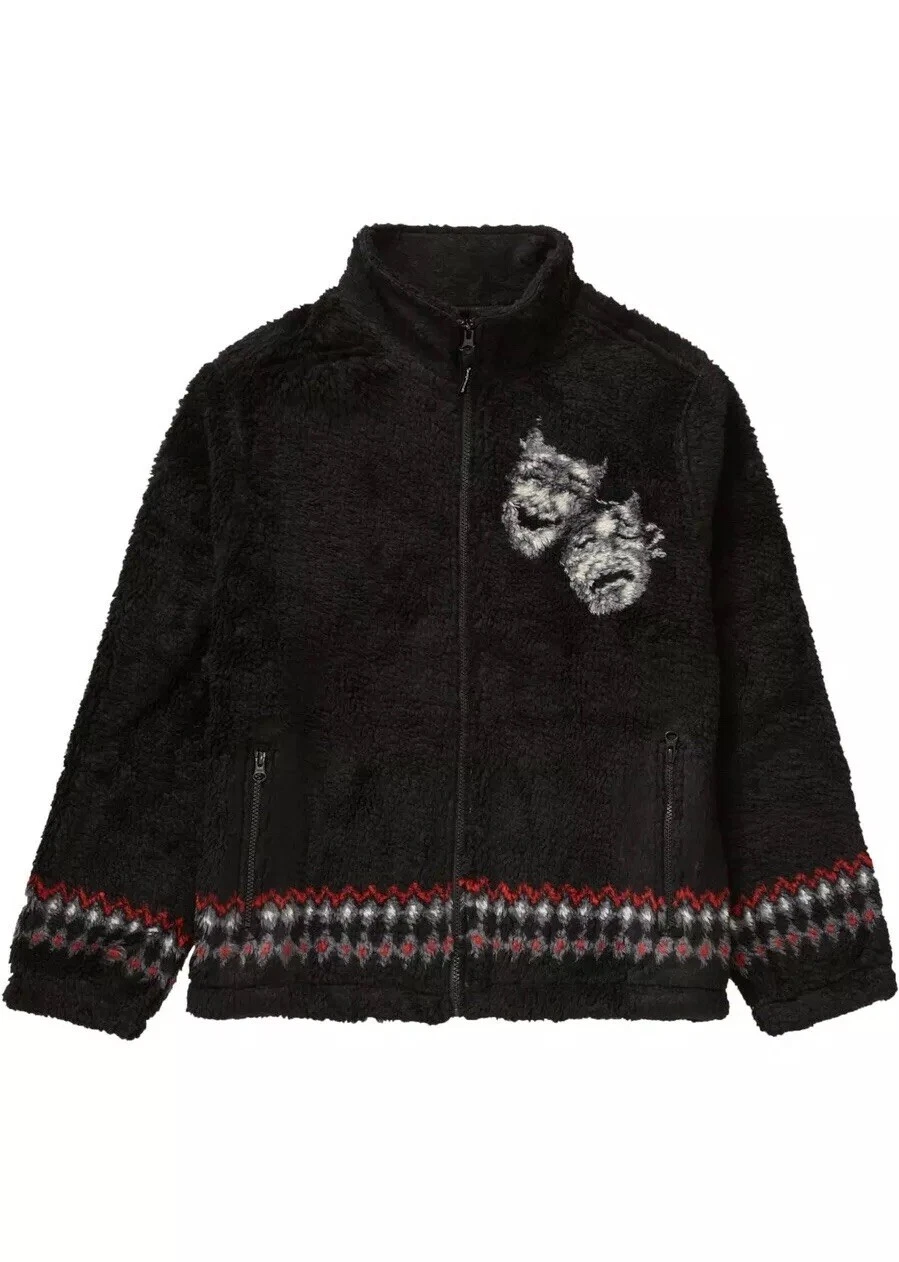Masque dramatique suprême veste polaire noire SS20 NEUF AVEC ÉTIQUETTES taille M