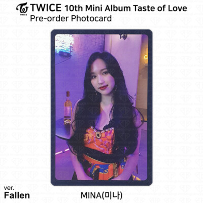 TWICE 10th Mini Album Taste of Love Official Photocard Mina TWICE 10th Mini Album Taste of Love Official Photocard Mina