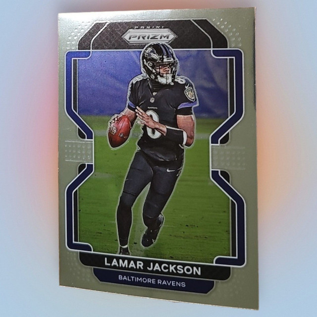 2021 Panini Silver Prizm Football Lamar Jackson Baltimore Ravens No. 282