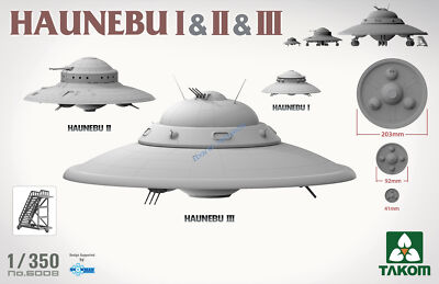 その他 TAKOM HAUNEBU I & II & III 1/35 Takom 6008 1/350 Scale HAUNEBU I & II & III | eBay