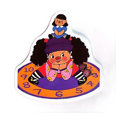 PBS The Big Comfy Couch Loonette Molly Granny Clock Rug Water Resistant ...