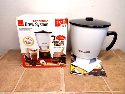 Ronco Coffeetime Home Cold Brew Coffee System Brewer As Seen on TV NEW NOS NIB