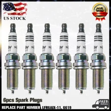 6X For Lexus Mercedes-Benz NGK LFR6AIX-11 6619 IRIDIUM IX Resistor Spark Plugs