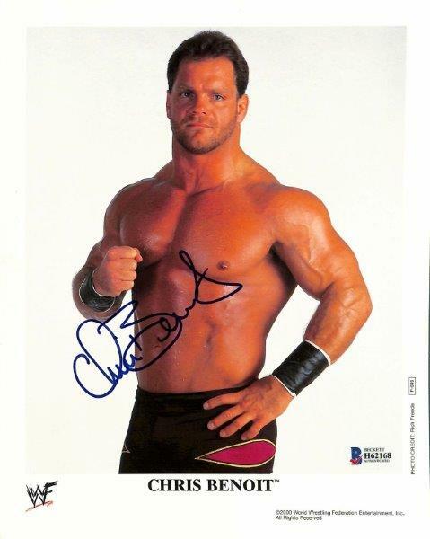 REPRINT - CHRIS BENOIT WWE WWF Wrestling Signed Autographed
