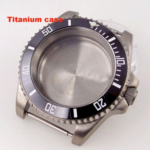 40 mm Sub GMT Uhrengehäuse Allergie vorbeugen Saphir Titan passend NH34 NH35 NH36 - Bild 9 von 38
