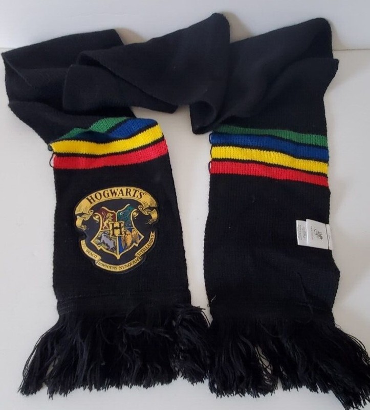 EXCLUSIVE HARRY POTTER KNIT HOGWARTS HOUSE SCARF CULTURE FLY COSPLAY HALLOWEE