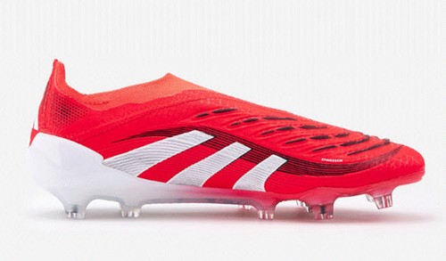 Adidas Men PREDATOR ELITE LL FG Cleats Red Football Soccer Boot GYM Spike ID3877 - Picture 3 of 9