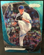 Kyle Hendricks(Chicago Cubs)2020 Panini Prizm Teal Wave Baseball Card