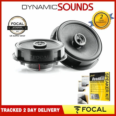 Focal INSIDE ICVW165 Custom Fit VW Passat B6 B7 6.5" Coaxial Speaker Upgrade Kit