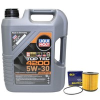 MotoröL Set 5W-30 5 Liter + ÖLfilter SH 4755 P Opel Movano Combi