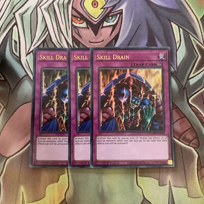 MAMA-DE094 x3 Skill Drain Ultra Rare Top Zustand Yugioh