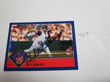 Bob Wickman Autographed Topps Baseball Card JSA Auction Certified 
