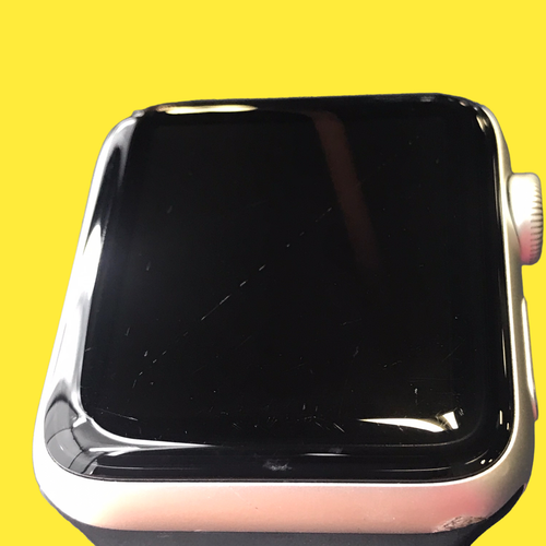 Apple Watch Series 3 Silver Aluminum Case Model: A1861 42mm #U7513 - Picture 5 of 11