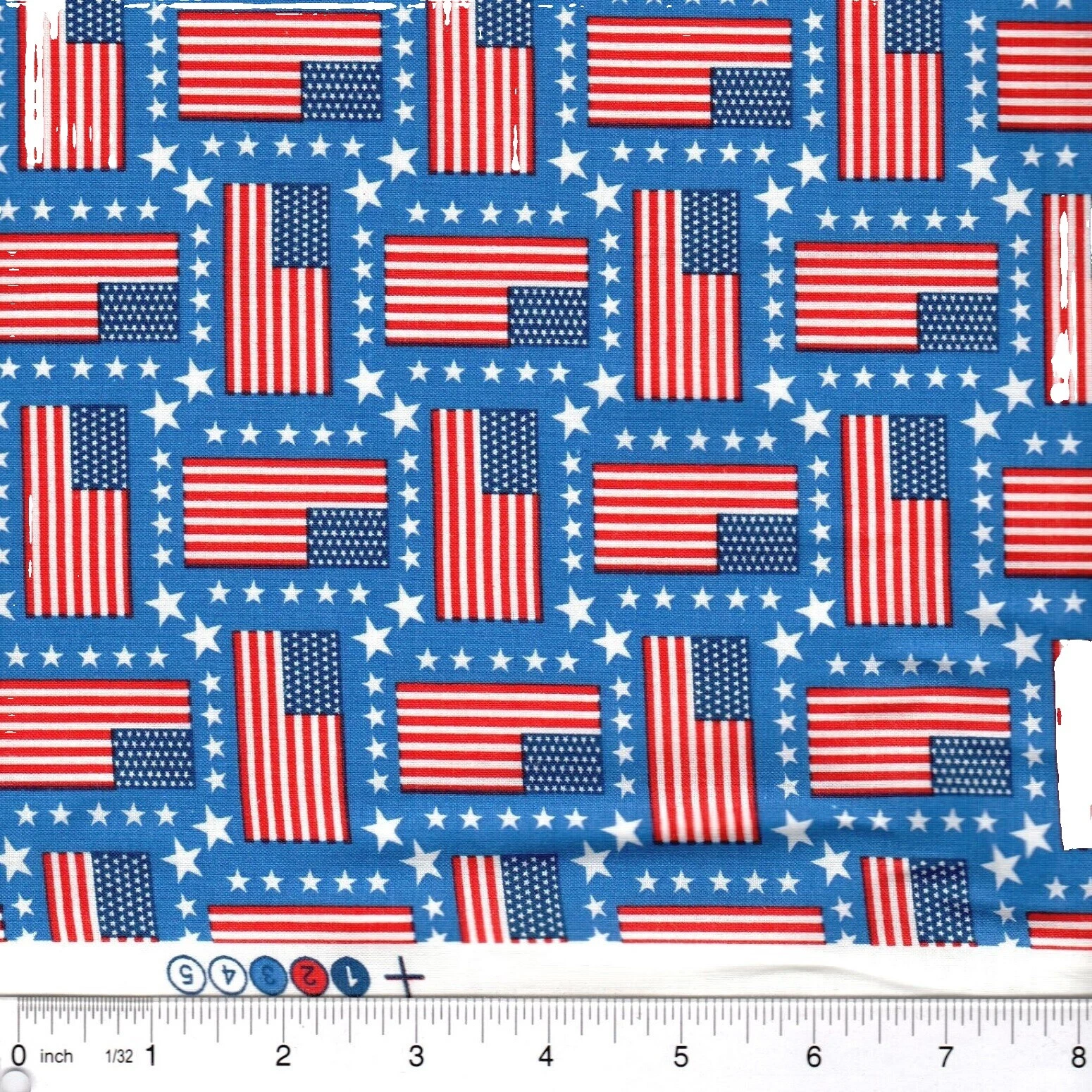 Flags & Political Cotton Quilting Craft Fabrics