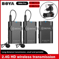 BOYA BY-WM4 Pro K1 K2 wireless Lavalier Microphone System BY-MP4 Audio adapter