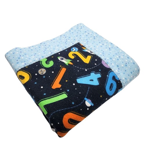 Handmade Flannel Baby Boy Blankets, Baby Shower Present, Animals/ Trains/Trucks - Picture 60 of 64