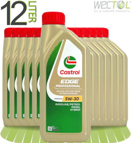 Castrol Edge Professional Longlife III 5W-30 for many VW Audi Skoda Seat 12 x 1 - Picture 1 of 1