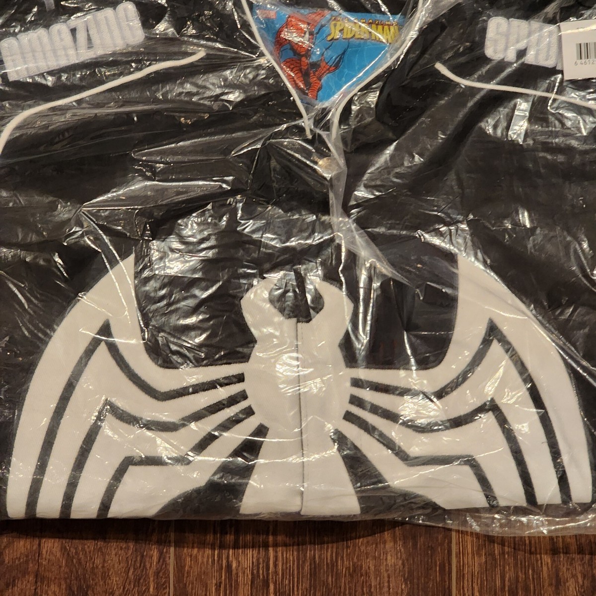 Vtg JH Design Marvel Spider-Man Black Suit Symbiote Racing Style 