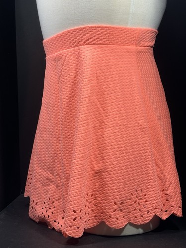 Girls Skirt Brite Orange Size Large Stoosh Brand Made In USA Waist 28"x18"Long - Picture 7 of 15
