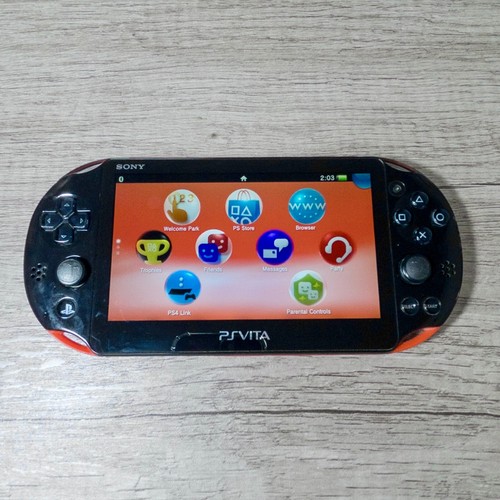 Sony PS Vita 2000 Red&Black Wi-fi + Original Charger + Read Description - Picture 4 of 16
