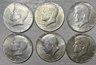 Lot of 6 ( 40 percent Silver ) 5-1967  , 1 -1968 Kennedy Half Dollars,