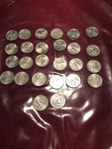 2019 , 2020 W Quarters 22 pcs. Circulated Large Lot WEST POINT