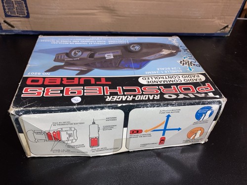 Radio Control Porsche 935 Turbo Taiyo RARE Black Bilstein Model Vintage 1:24 - Picture 9 of 11