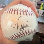 Wander Franco Official MLB Baseball Autographed MLB Authentic Collection