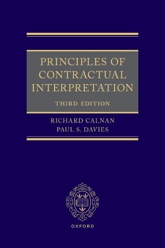 Principles of Contractual Interpretation by Richard Calnan, P... - 9780198897170 - Image 3
