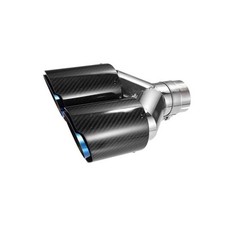 Car Exhaust Tip Tail Pipe, 2.4 Inch Inlet 7.09 Inch Outlet 9.84 Inch Length