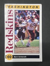 1991 Washington Redskins Police #NNO Mark Schlereth