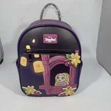 Disney Tangled Rapunzel Lantern Window Mini Backpack Bioworld NWT
