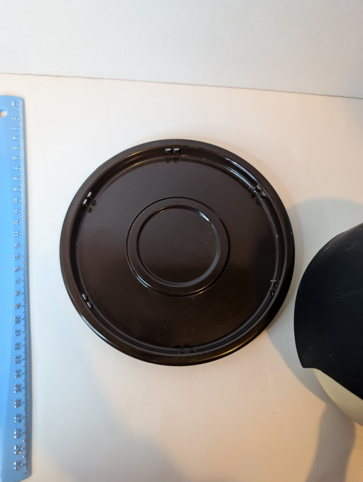  Fondue Cream Enamel Pot W/ Accessories 5 Forks Tray Vintage Kitchen  Decor 