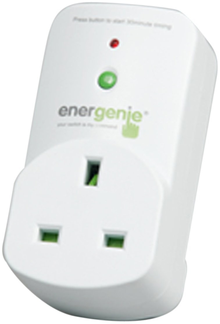 Energenie 30 Minute Rundown Timer Plug - Automatic Appliance Safety Switch Off