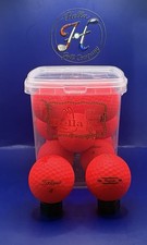 12 Pack Titleist TruFeel 5A Matte Red Golf Balls Hella Pristine  FreeShip