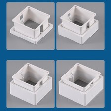 Dual Socket Spacer Kit with Installation Screws for Electrical Outlets