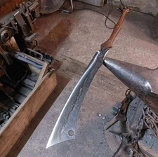 Custom Handmade Chinese Viking Dao Sword Full Tang, Carbon Steel, Razor Sharp 