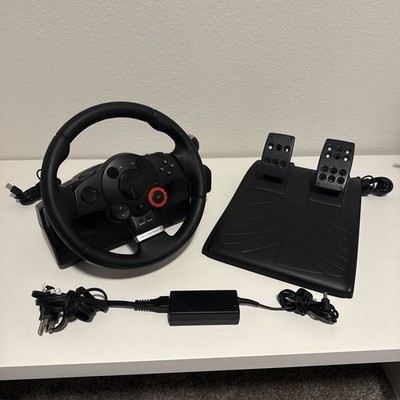 Logitech Driving Force GT E-X5C19 Steering Wheel, Pedals AC adapter PS3 