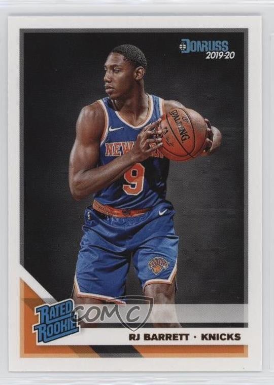 2019-20 Panini Donruss Rated Rookie RJ Barrett #203 Rookie RC
