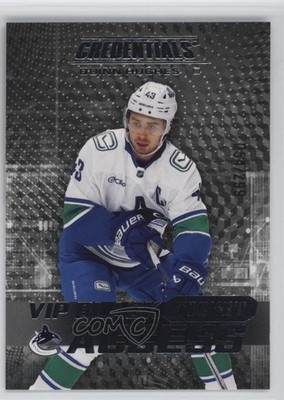 2025-26 Credentials VIP Black Ticket Access Achievements /299 Quinn Hughes 1u18