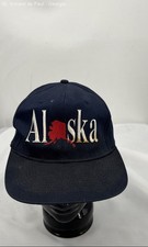 KC Vintage Alaska Snapback Hat Unisex OSFM 90s Blue Embroidered